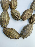 STRANG MESSINGPERLEN | GHANA BRASS BEADS |051