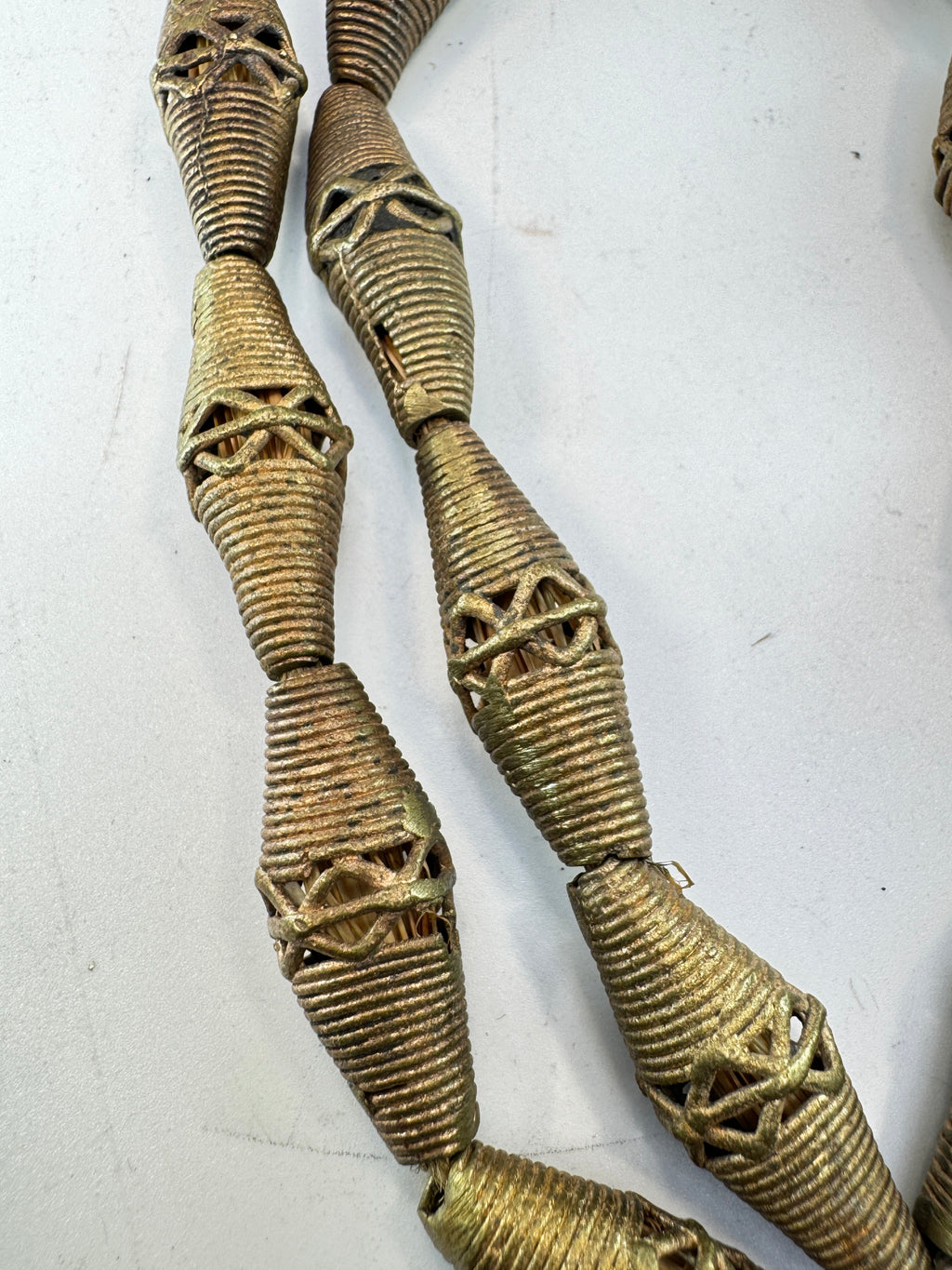Strang Messingperlen | Ghana | Brass Beads | 073