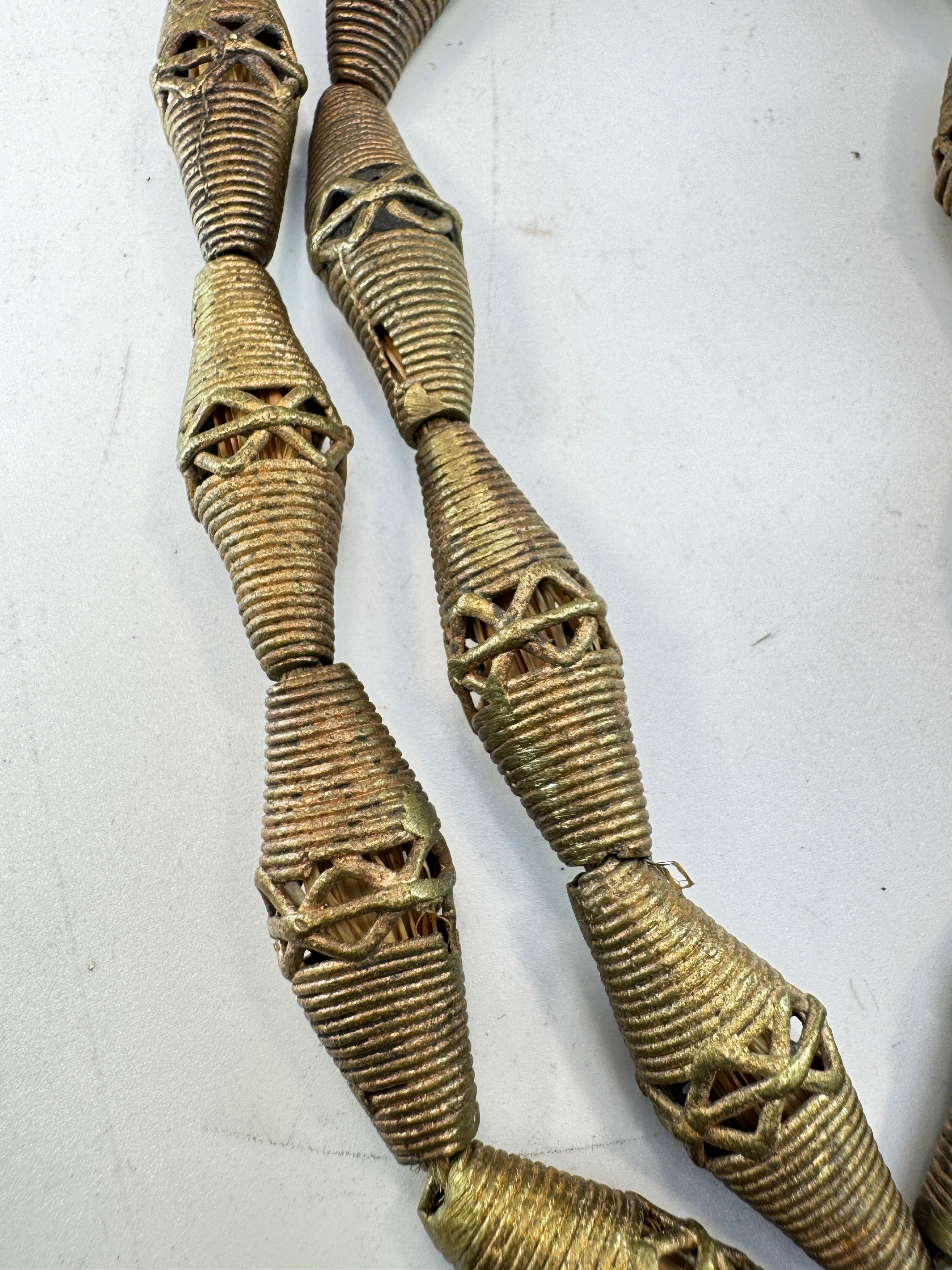 Strang Messingperlen | Ghana | Brass Beads | 073