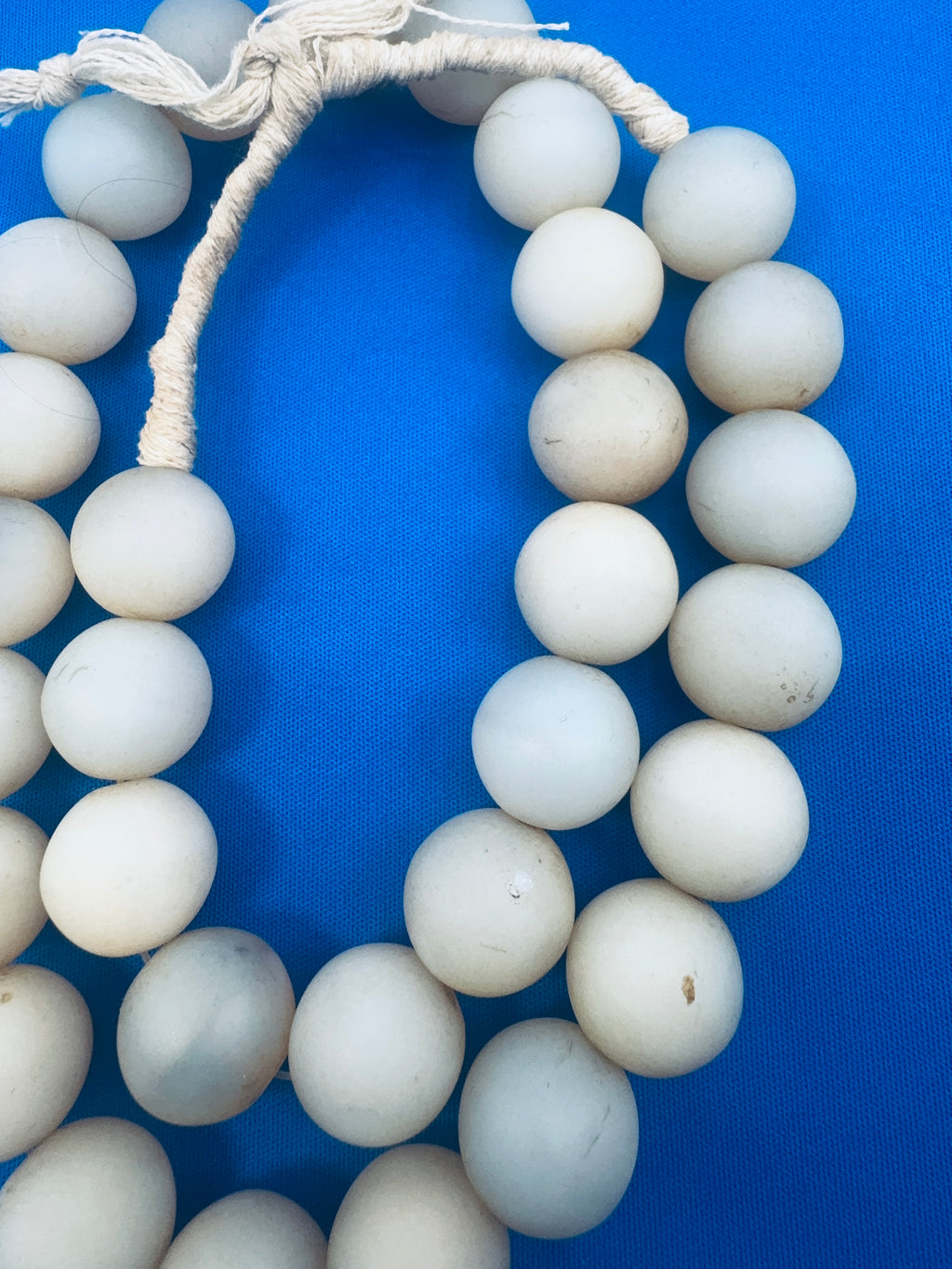 STRANG BÖHMISCHE OPALGLAS PERLEN |0911