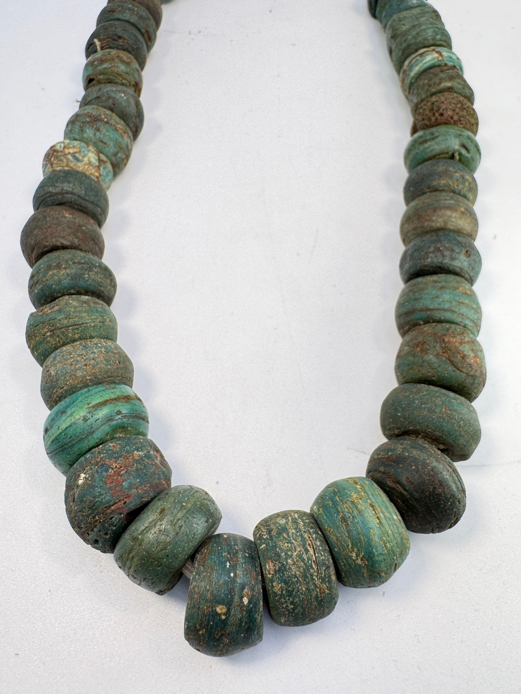 STRANG ALTE GLASPERLEN| HEBRON BEADS| 063