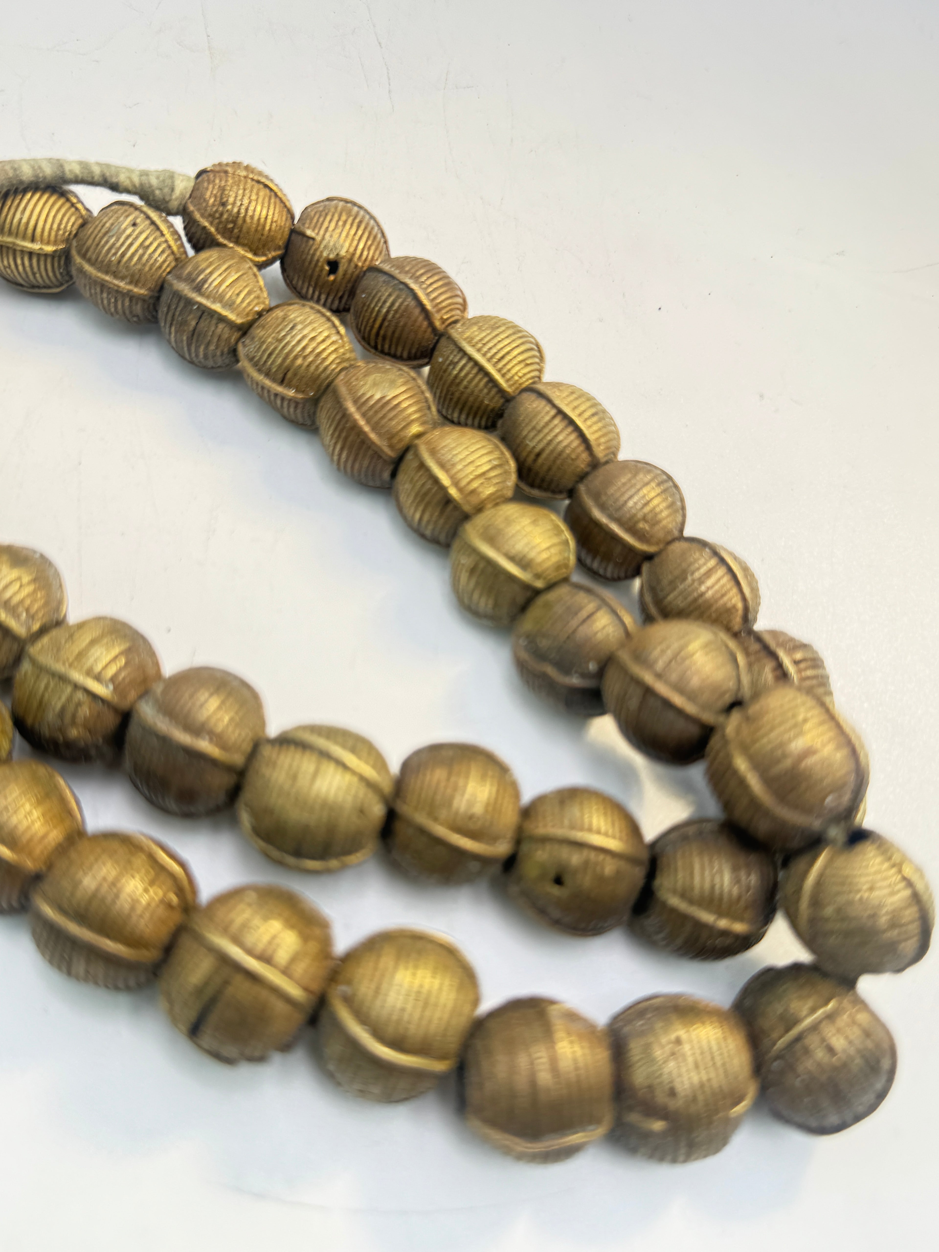 Strang Messingperlen| Ghana| Brass Beads |071