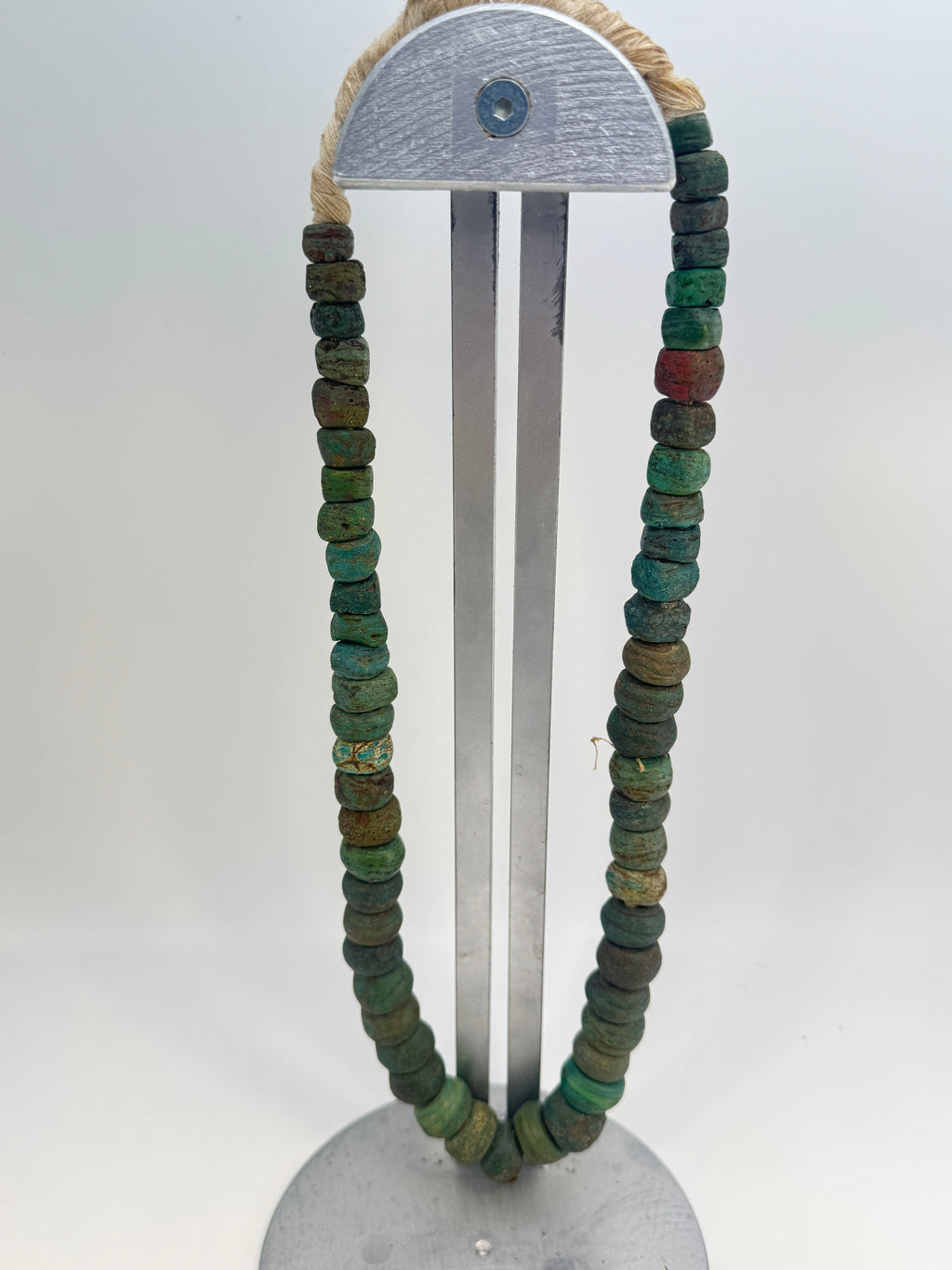 STRANG ALTE GLASPERLEN| HEBRON BEADS| 063