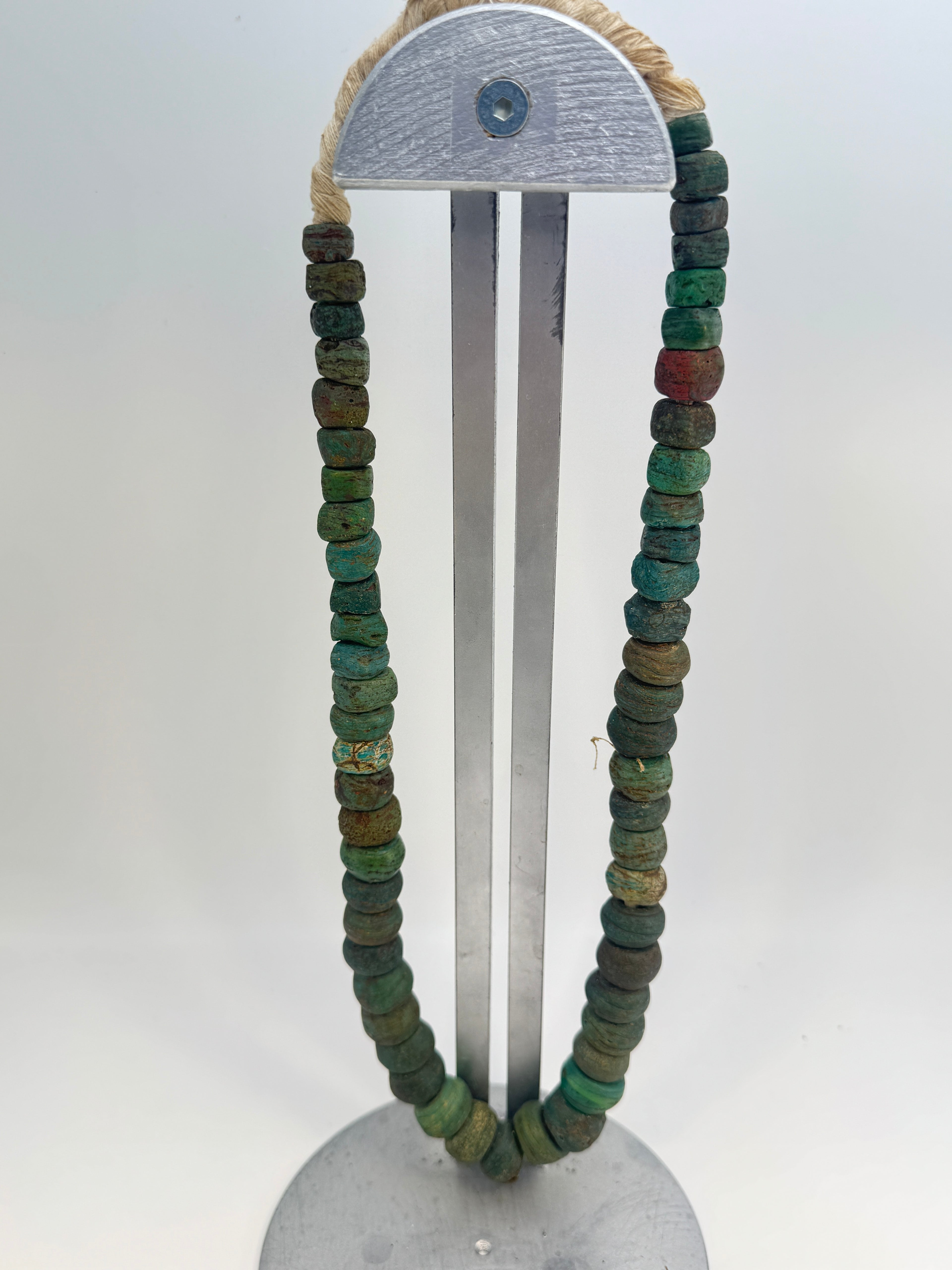 STRANG ALTE GLASPERLEN| HEBRON BEADS| 063