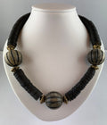 Kette Kokos Horn Coconut Unique Necklace Tribal Beads Ethno Chic