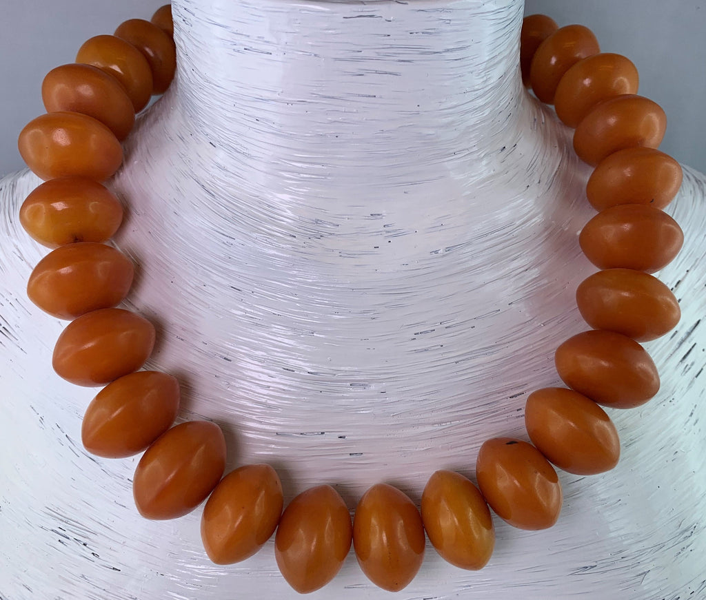 Kette Resin | Harz Messing Handmade Necklace Tribal Beads
