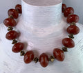 Kette Resin | Harz Messing Handmade Unique Necklace Tribal Beads Ethno Chic
