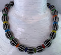Kette Resin | Harz Glas Recycling Ghana Tribal Beads Handmade Unique Necklace
