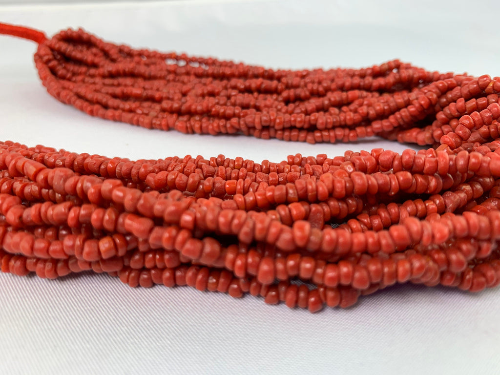 Kette Glasperlen Messing Amulett Tribal Beads Unique Necklace Ethno Chic