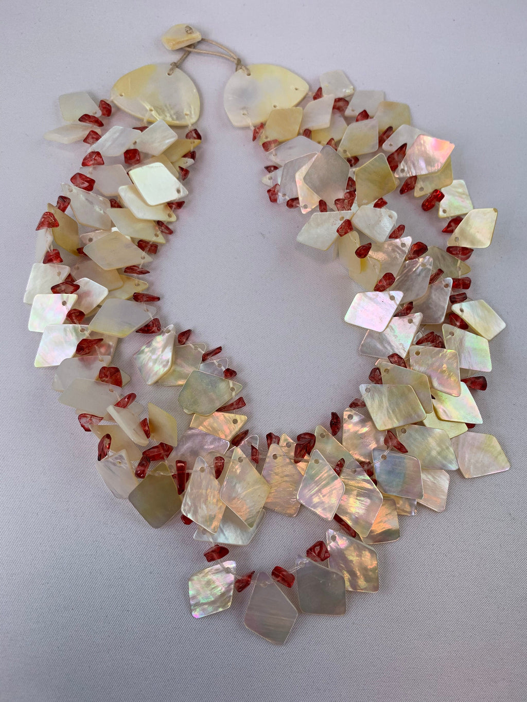 Kette Muschel Unique Shell Necklace  Tribal Beads