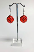 Ohrringe Hohlglasperlen Formschön Lampwork Beads Earrings