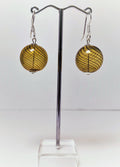 Ohrringe Hohlglasperlen Formschön Lampwork Beads Earrings