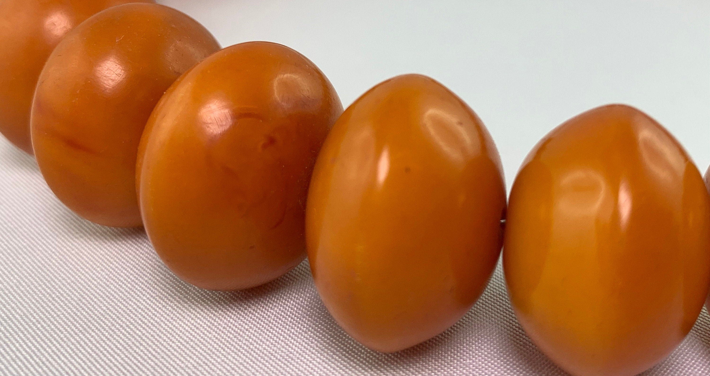 Kette Resin | Harz Messing Handmade Necklace Tribal Beads