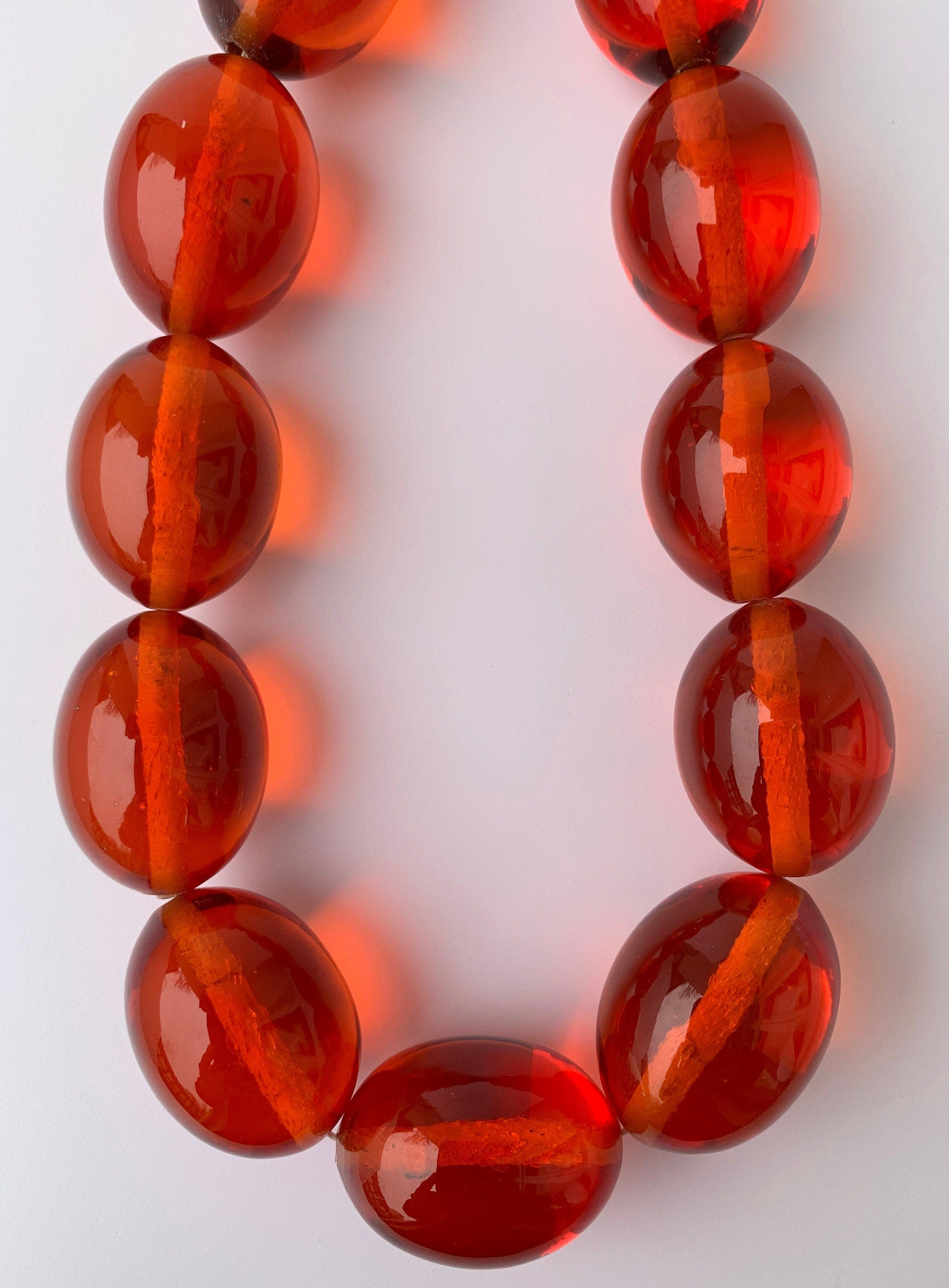 Resin Chain | Resin Unique Necklace Tribal Beads Boho Chic