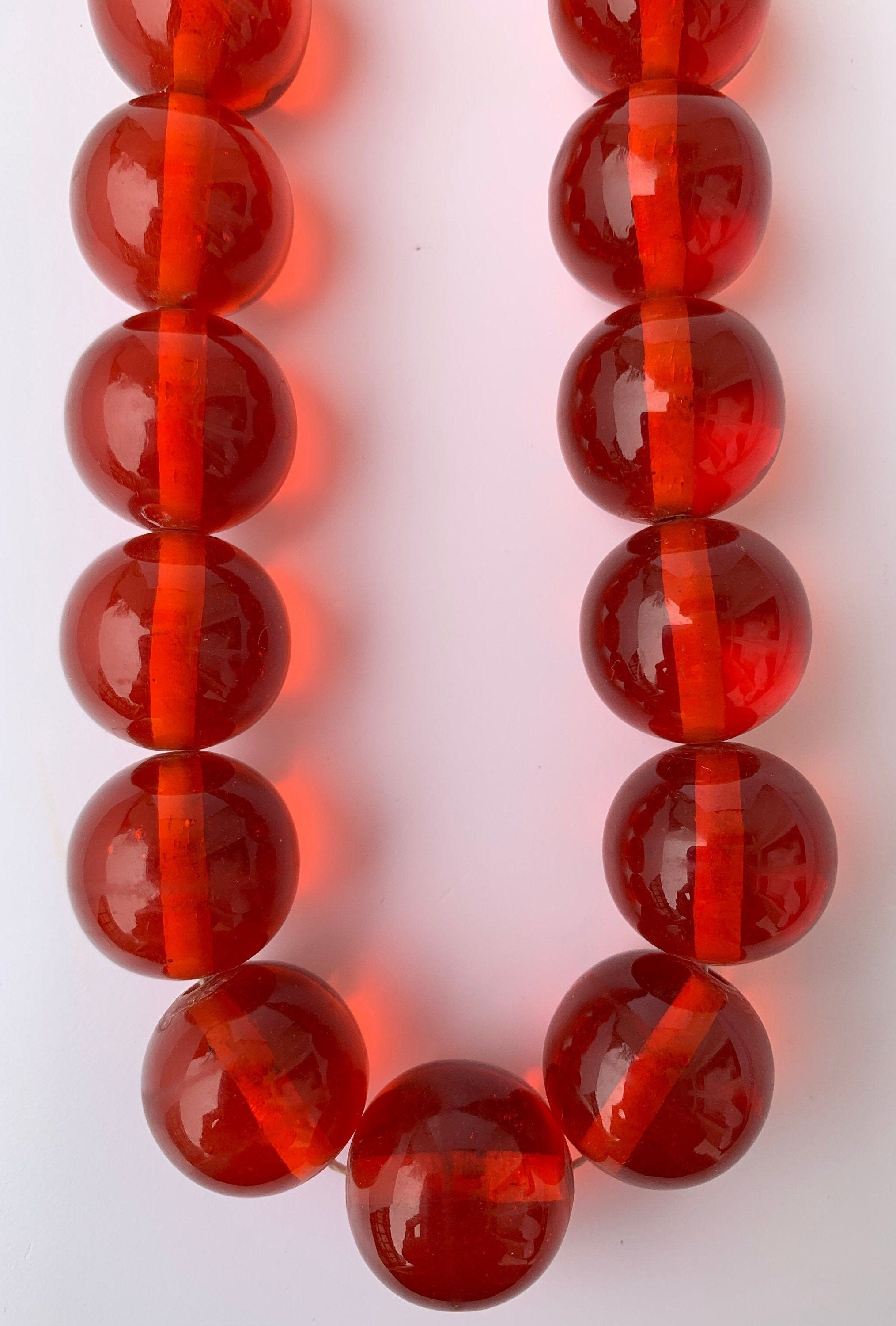 Kette Resin | Harz Kugel  Unique Necklace Tribal Beads Ethno Chic