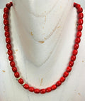 Kette Böhmische Glasperlen Behemian Glass  Handmade Unique Necklace