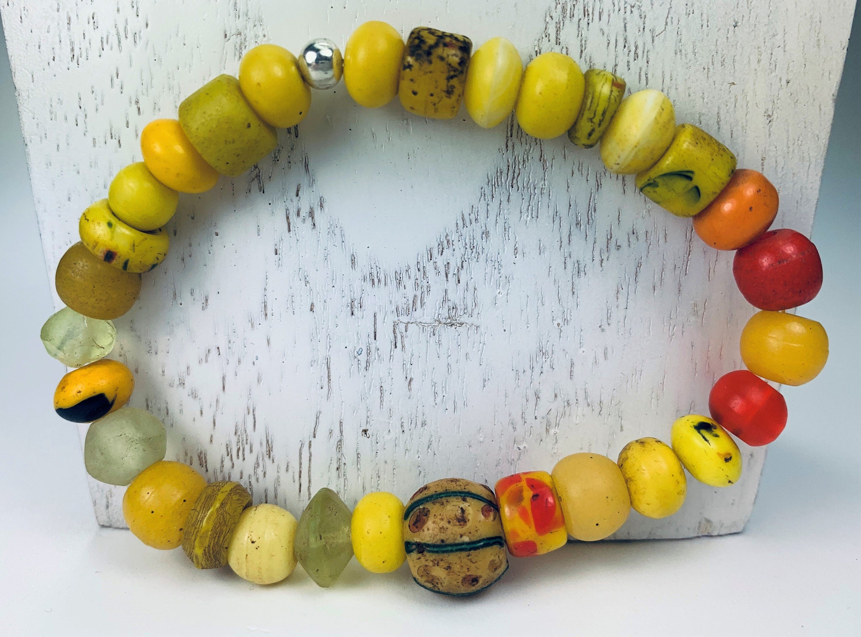 Armband alt Perlen Trade Beads Handmade Unique Bracelet