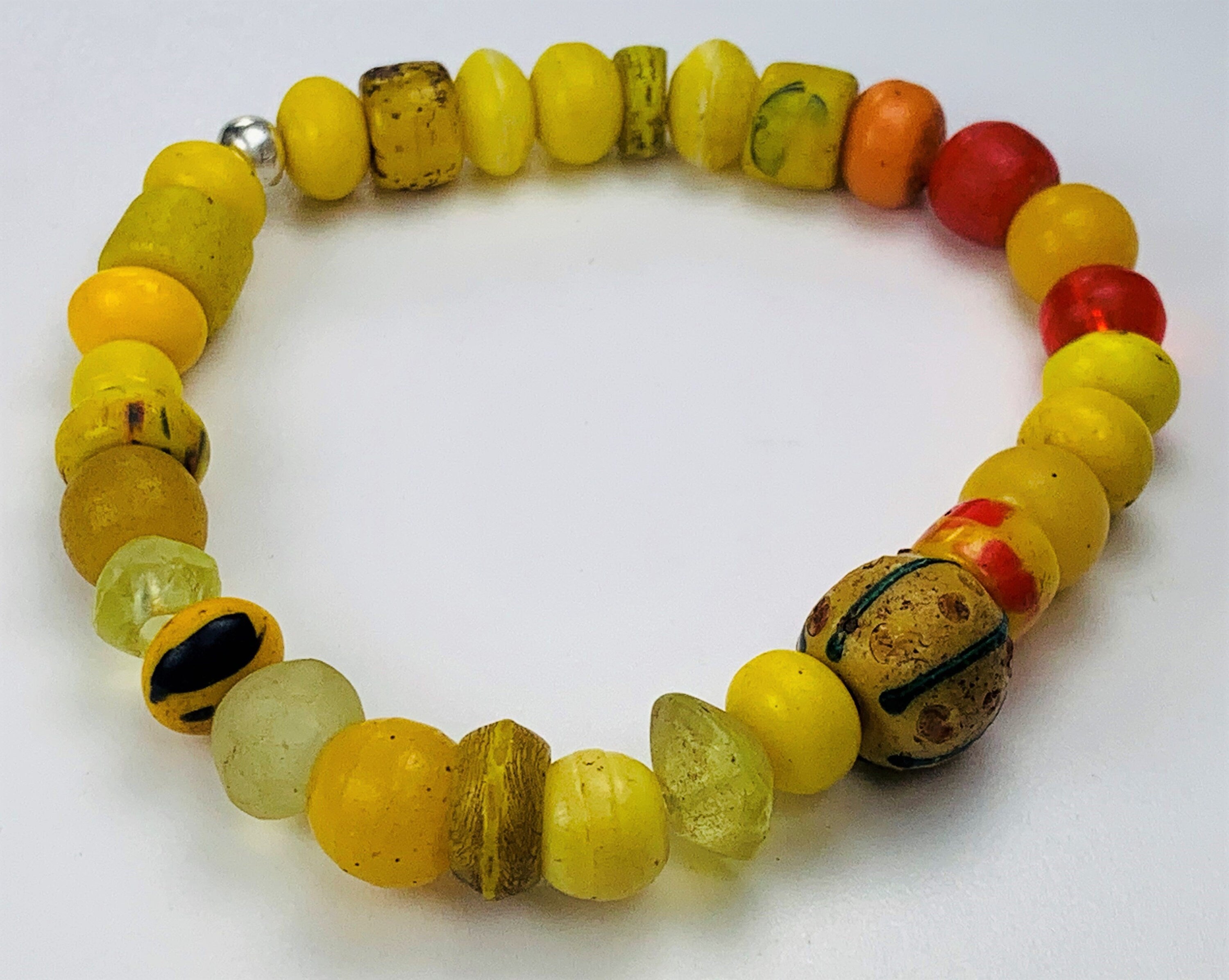 Armband alt Perlen Trade Beads Handmade Unique Bracelet