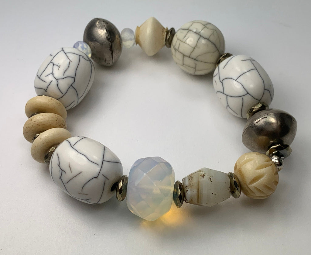 Armband Resin | Harz Glass Beads Unique Handmade Bracelet