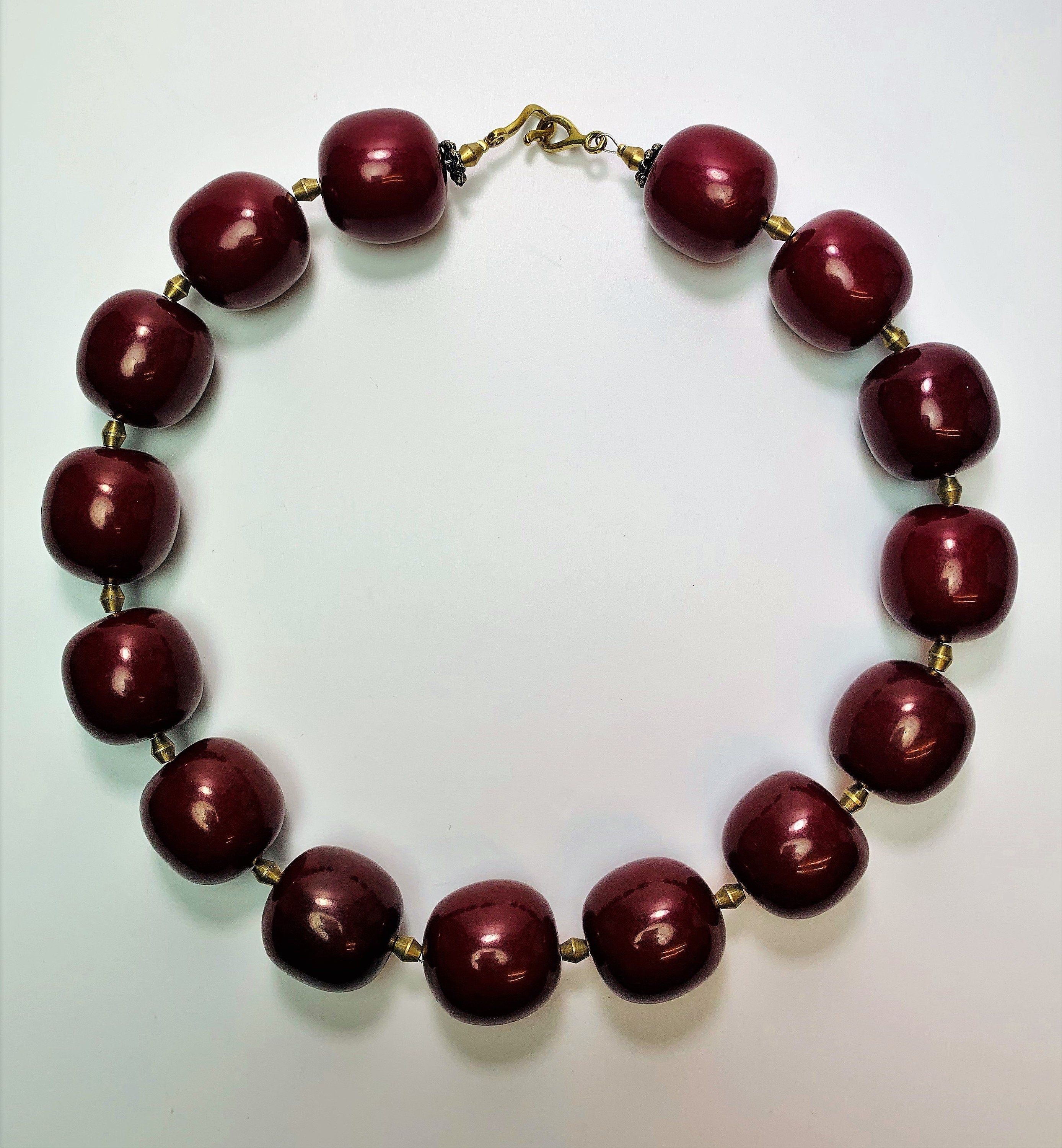 Kette Resin | Harz Tribal Beads Handmade Unique Necklace