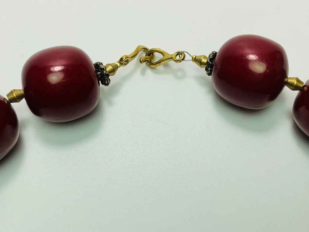 Kette Resin | Harz Tribal Beads Handmade Unique Necklace