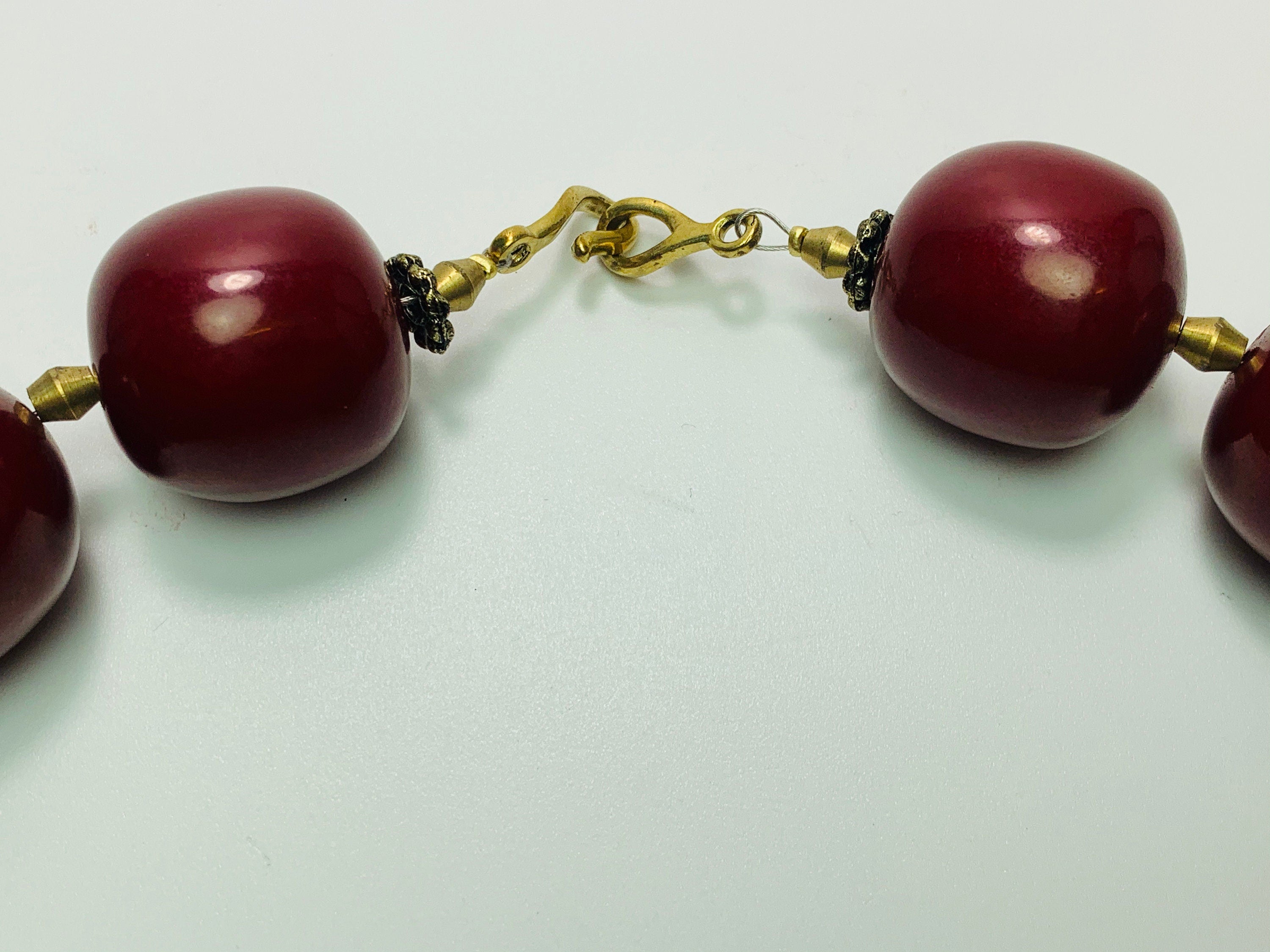 Kette Resin | Harz Tribal Beads Handmade Unique Necklace