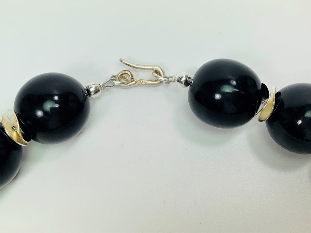 Kette Resin | Harz | Horn Mix Handmade Unique Necklace Tribal Beads