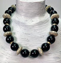 Kette Resin | Harz | Horn Mix Handmade Unique Necklace Tribal Beads