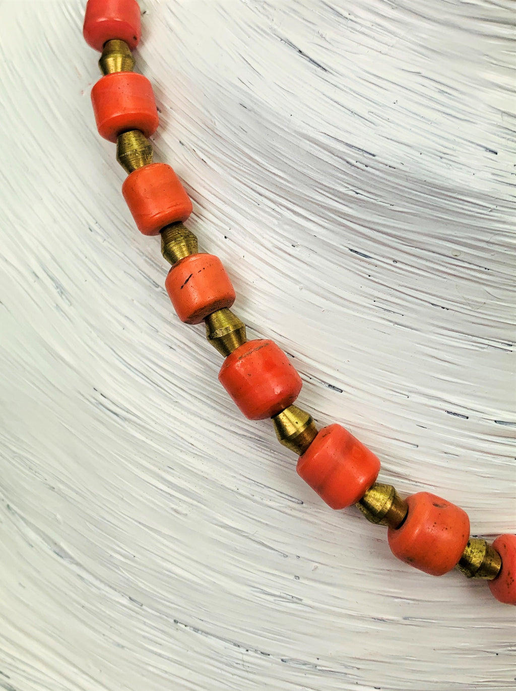 Kette Alte Glasperlen Sherpa Himalaya Glass Trade Beads Handmade Unique Necklace