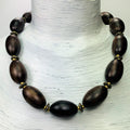 Kette Holz Tribal Beads Ethno Chic Unique Necklace