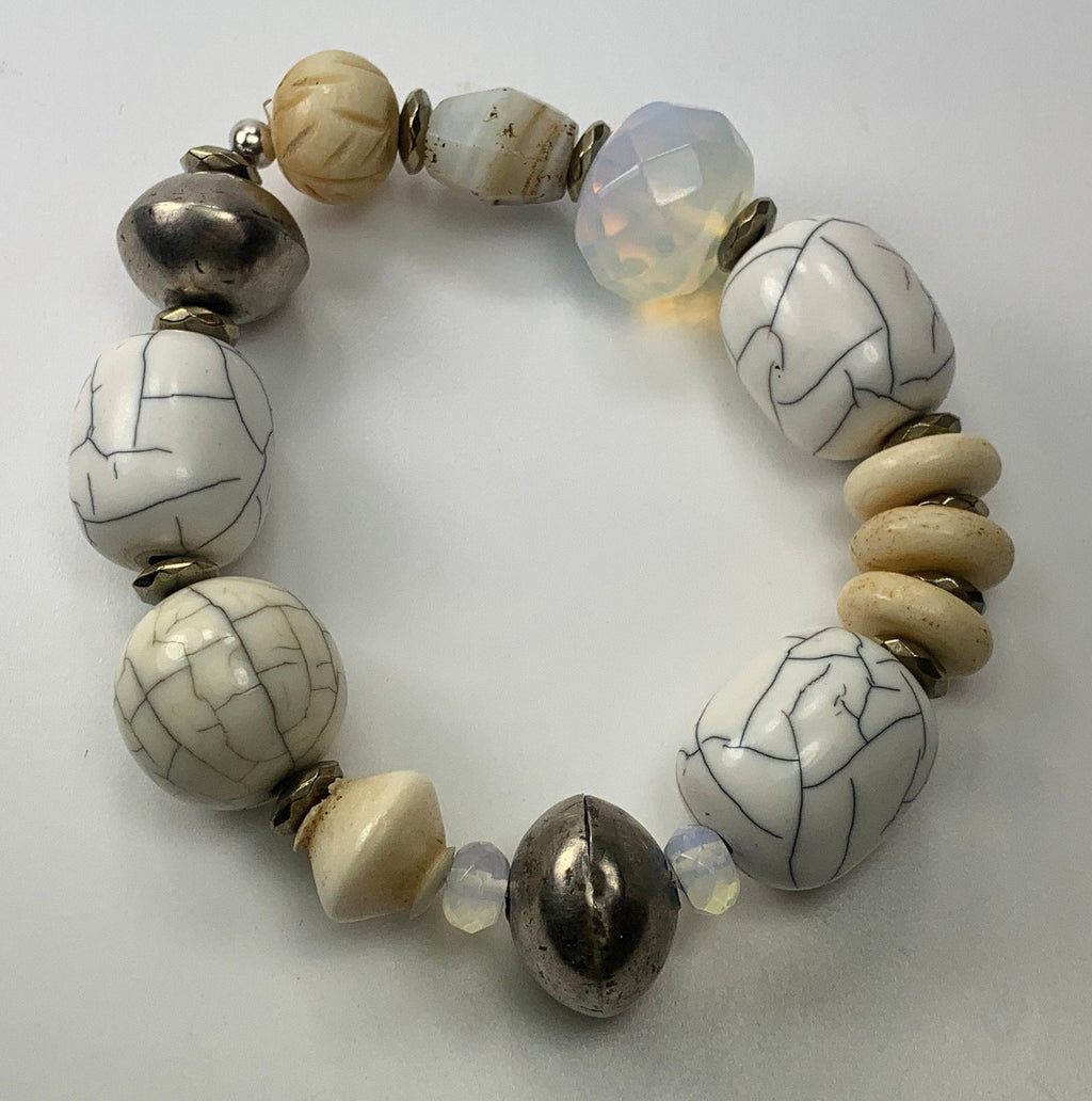 Armband Resin | Harz Glass Beads Unique Handmade Bracelet