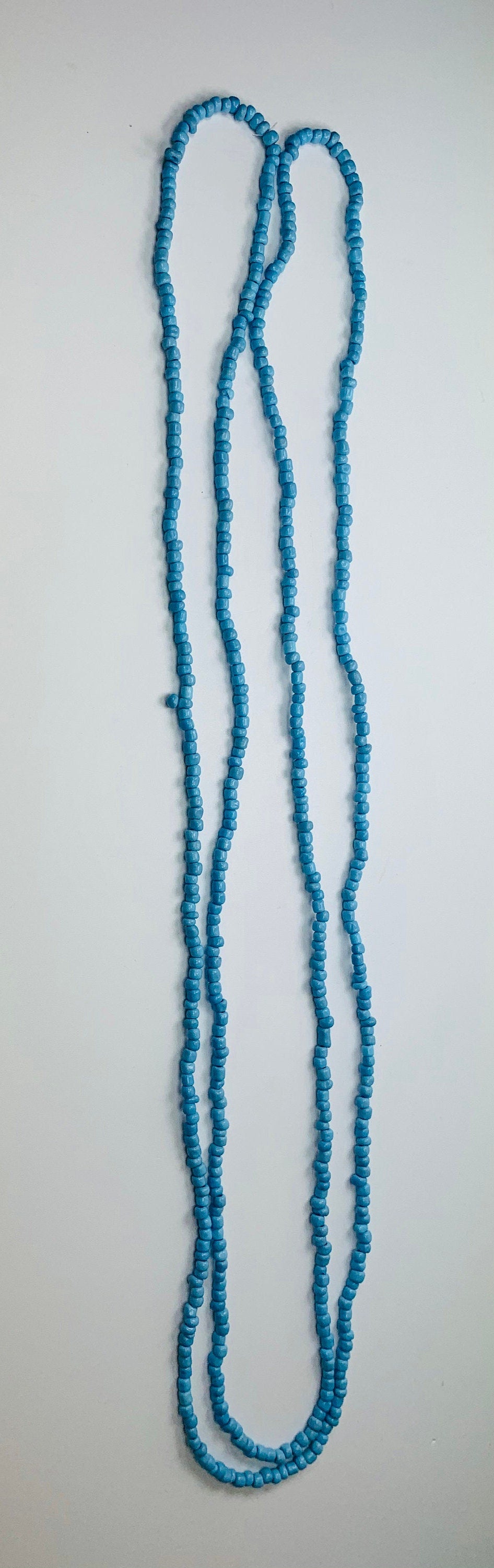 Lange Kette Glasperlen Necklace Seedbeads Glass Beads