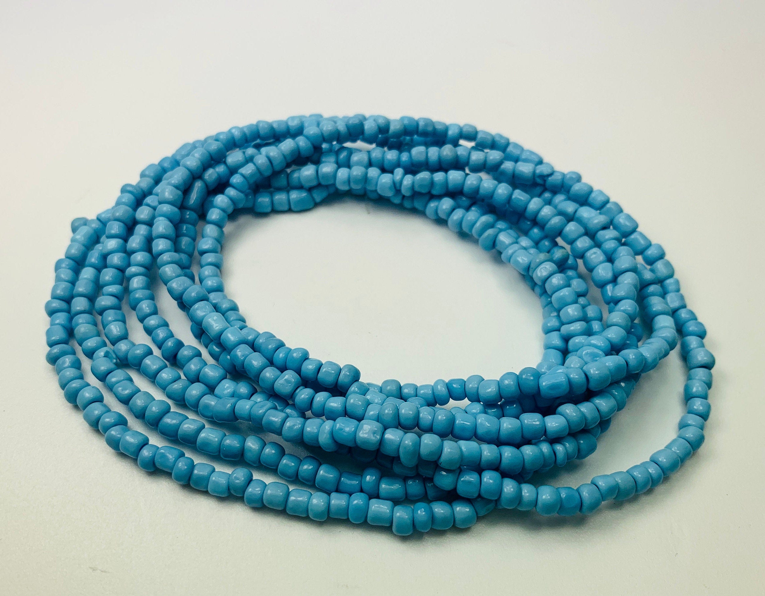 Lange Kette Glasperlen Necklace Seedbeads Glass Beads