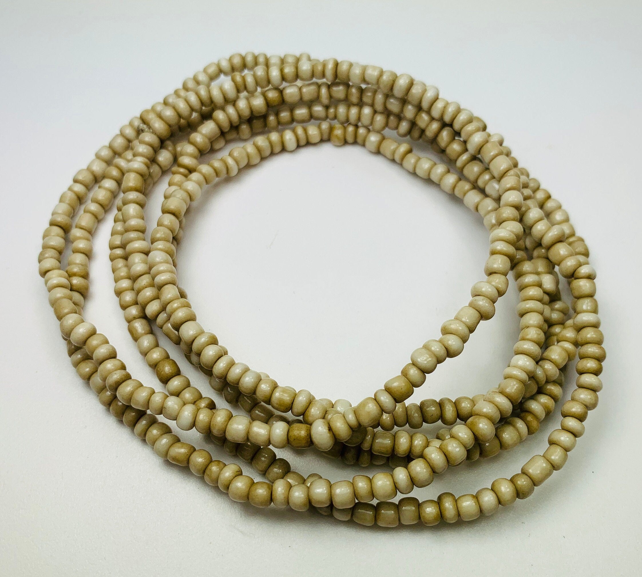 Lange Kette Glasperlen Necklace Seedbeads Glass Beads