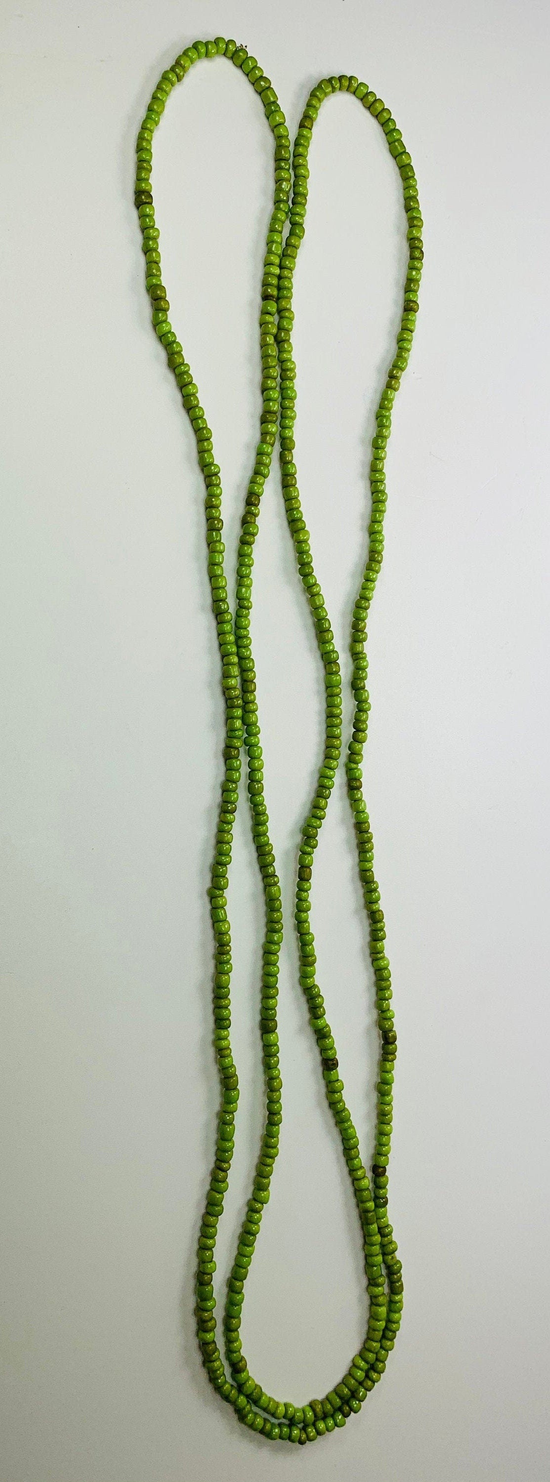 Lange Kette Glasperlen Necklace Seedbeads Glass Beads