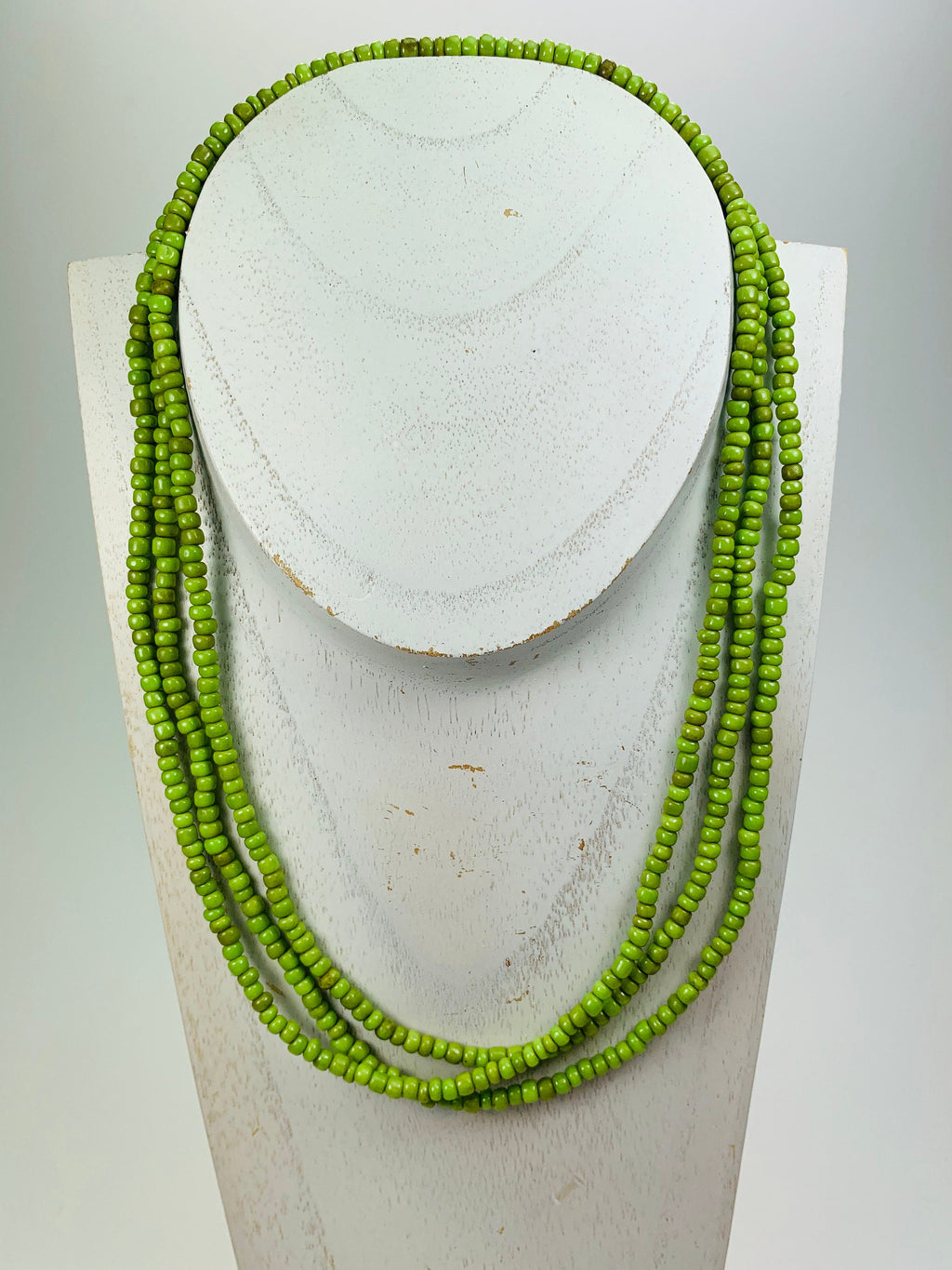 Lange Kette Glasperlen Necklace Seedbeads Glass Beads