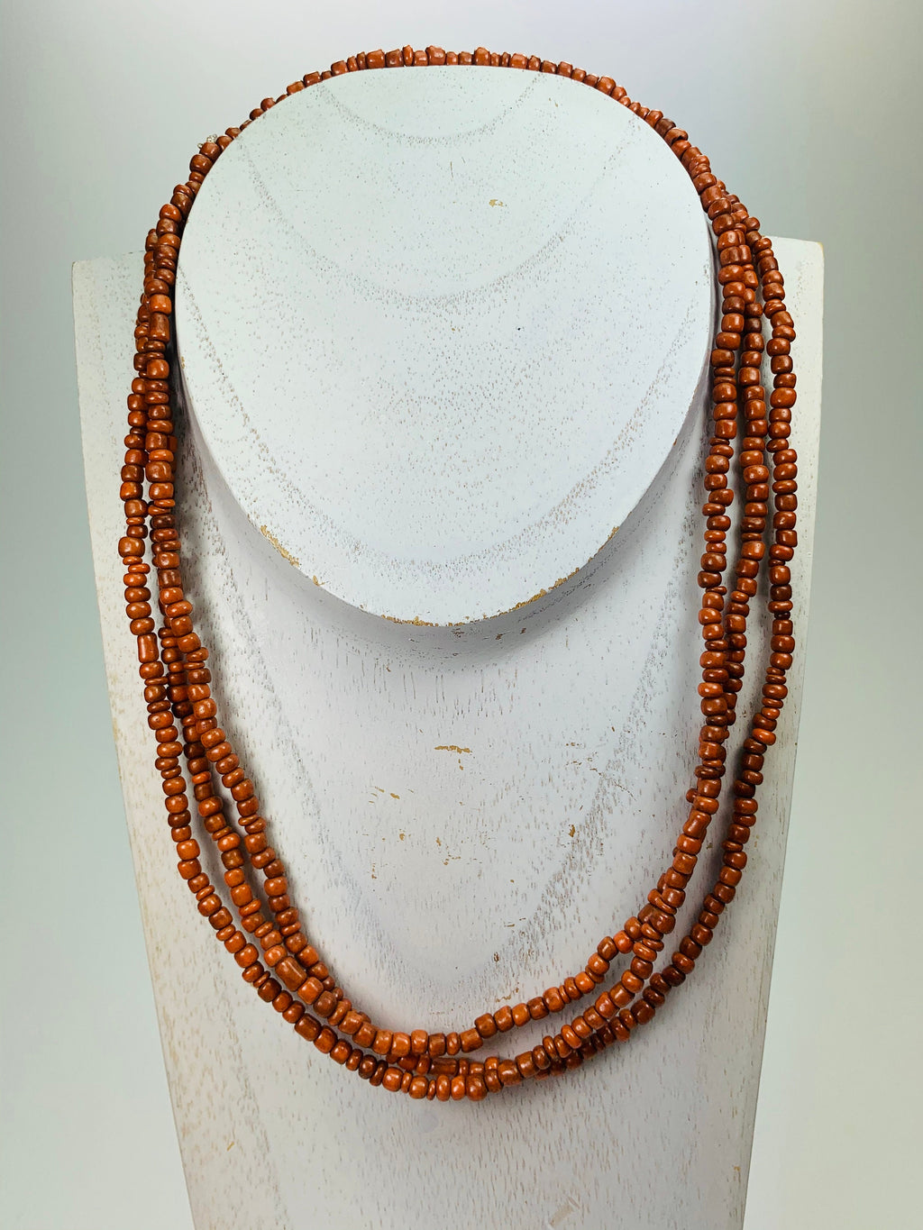 Lange Kette Glasperlen Necklace Seedbeads Glass Beads