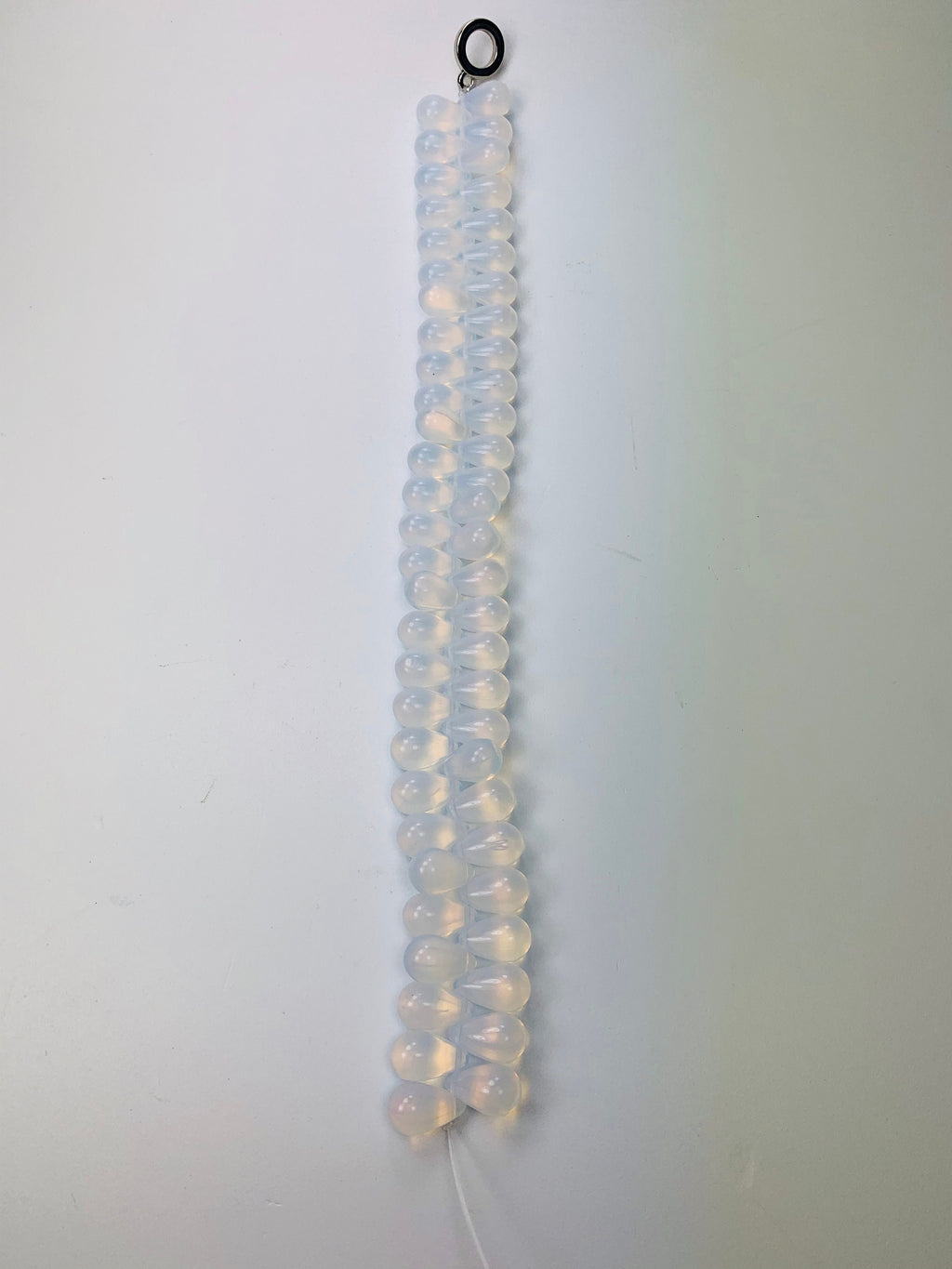 Opalglas Böhmische Glasperlen Tropfen  Bohemian Glass Beads