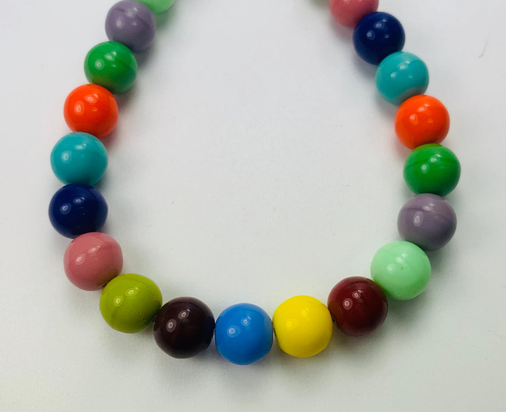 Böhmische Glasperlen bunt Bohemian Glass Beads multicolor