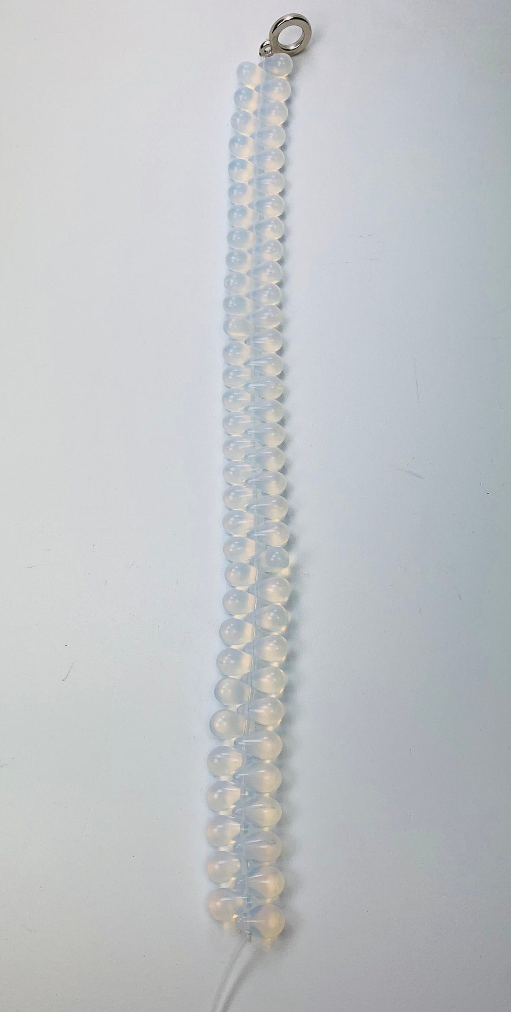 Opalglas Böhmische Glasperlen Tropfen  Bohemian Glass Beads
