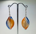 Ohrringe Hohlglasperlen Formschön Lampwork Beads Earrings