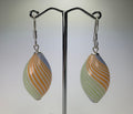 Ohrringe Hohlglasperlen Formschön Lampwork Beads Earrings