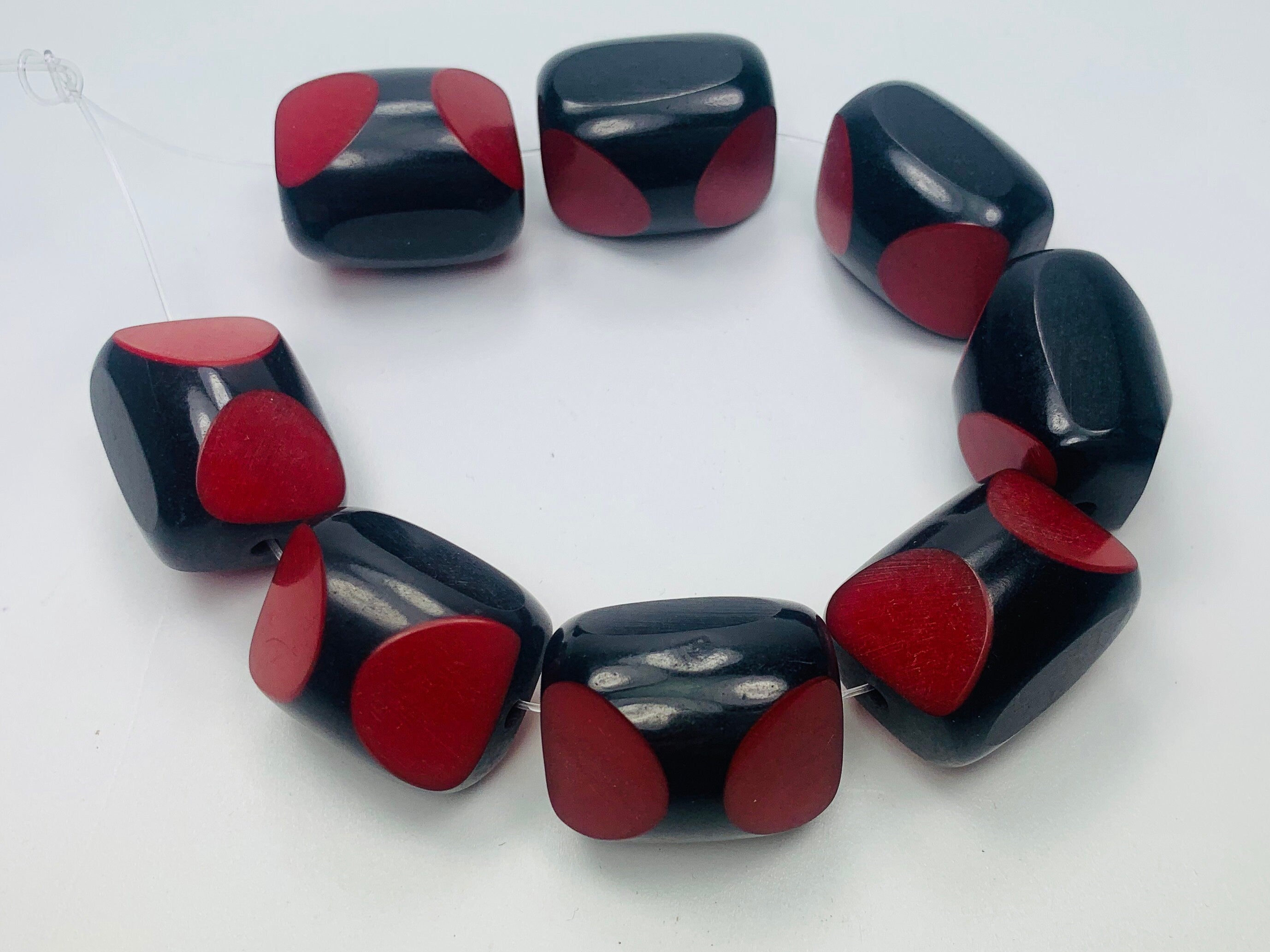 8 Perlen Resin | Harz Ethno Beads