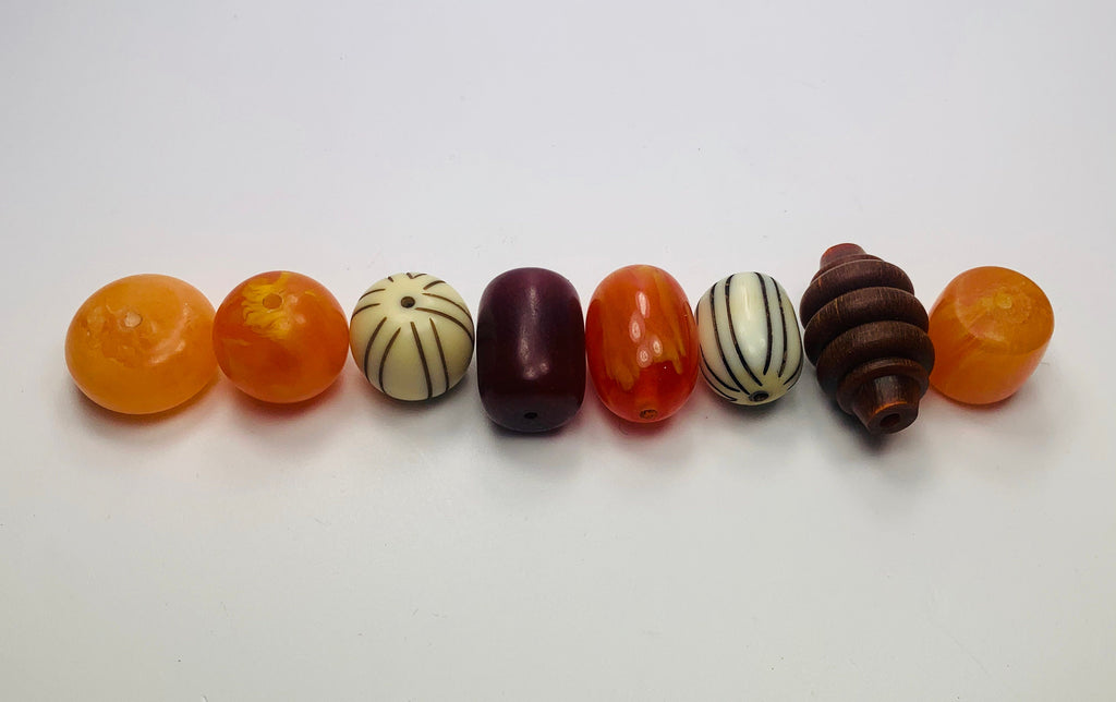 8 Perlen Resin | Harz Ethno Beads