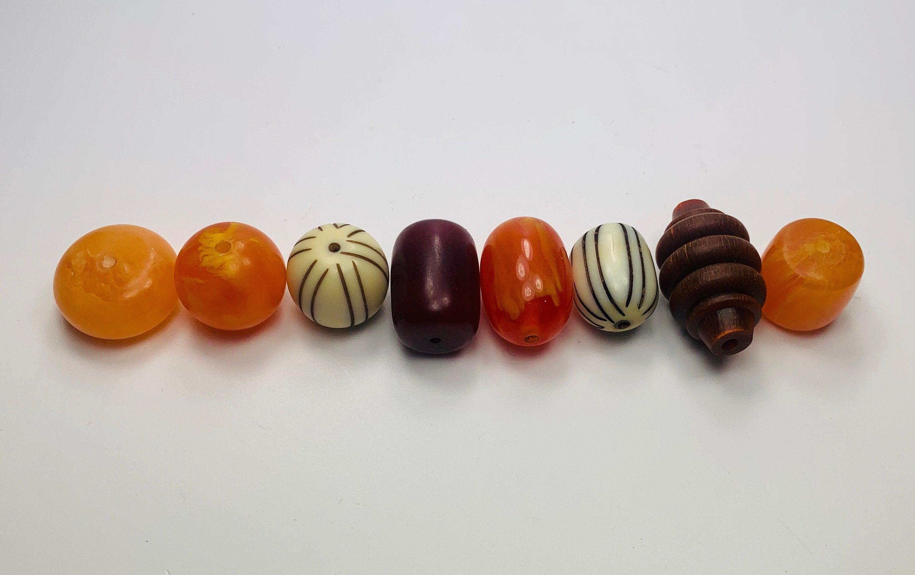 8 Perlen Resin | Harz Ethno Beads