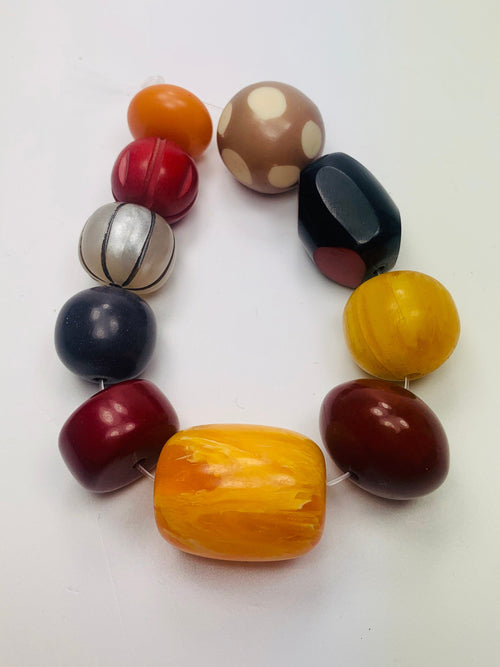 10 Perlen Resin | Harz Ethno Beads