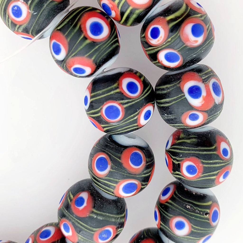 Glasperlen | Vintage Perlen | Tribal Beads | Unikat Perlen | Ethno | Handgefertigt | Erstklassige Qualität | BeadsCompany  SN35