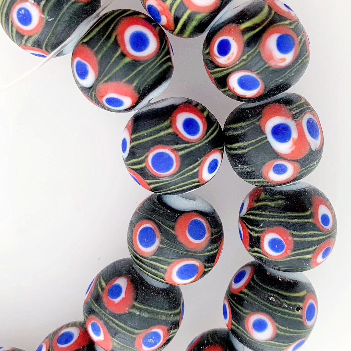 Glasperlen | Vintage Perlen | Tribal Beads | Unikat Perlen | Ethno | Handgefertigt | Erstklassige Qualität | BeadsCompany  SN35