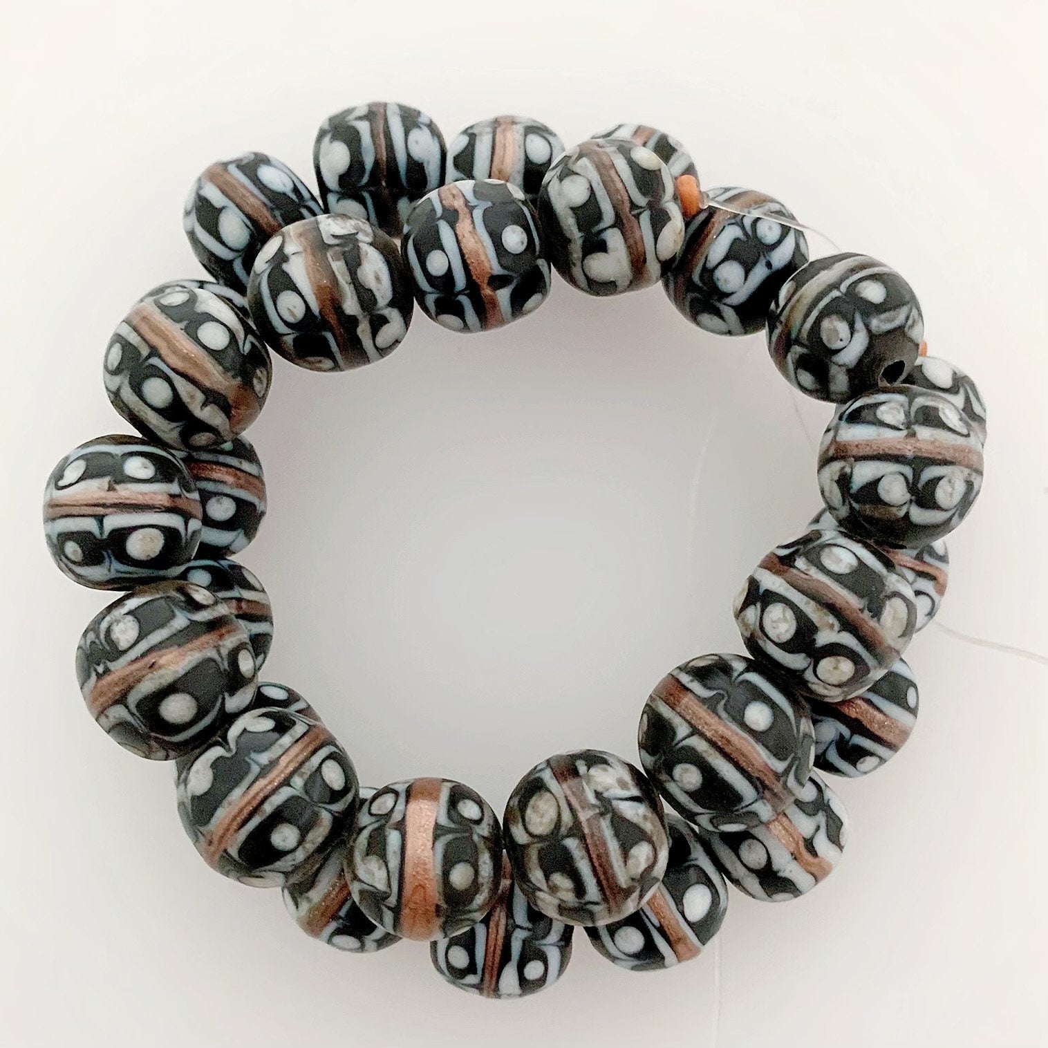 Vintage Glasperlen | Handgefertigte Perlen | Unikat Perlen  | Tribal Beads | Erstklassige Qualität | BeadsCompany SN29