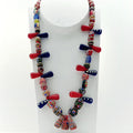 Glasperlen | Federperlen | Handgefertigte Perlen | Unikat Perlen | Kettenstrang | Vintage | Java Beads | Ethno Chic | BeadsCompany SN31